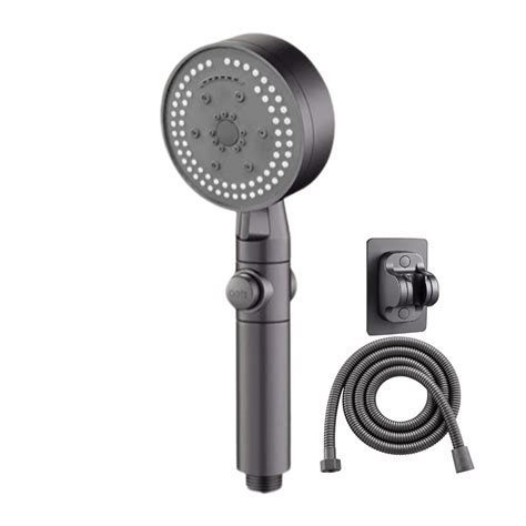 Komiseup High Pressure Handheld Shower Head 8 Spray Modes Shower Wand