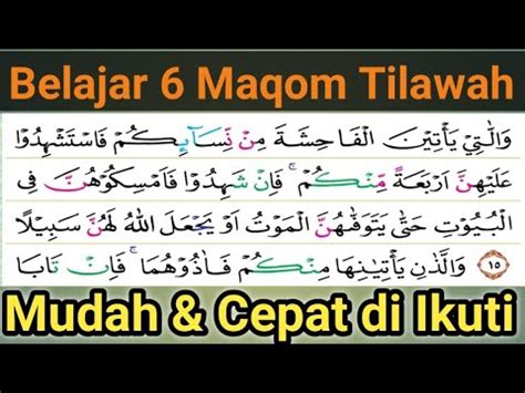 Belajar Maqom Tilawah Paling Mudah Surah An Nisa Youtube