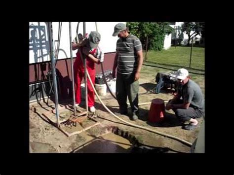 Water Well Drilling With Small Rig Step By Step Bu Enje Bunara Youtube