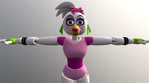 Glamrock Chica 3d Model By Godzilla Iamthayn [495f504] Sketchfab