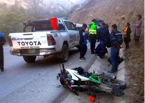 Docente muere en choque de auto con moto en carretera Huánuco La