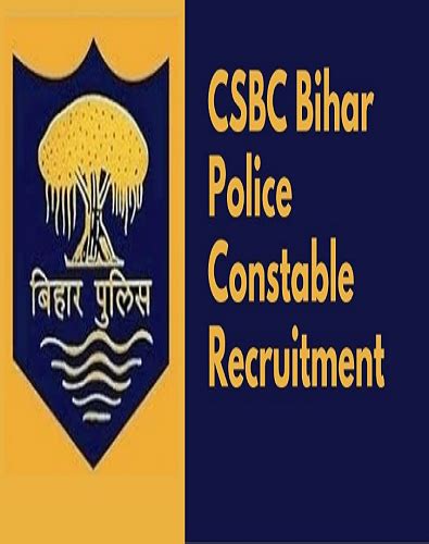 CSBC Bihar Police Constable Recruitment 2024 Unlock Your Career