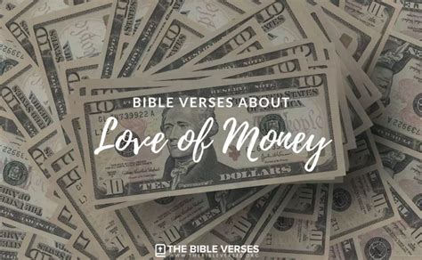 Bible Verses About Love Of Money Scripture Quotes