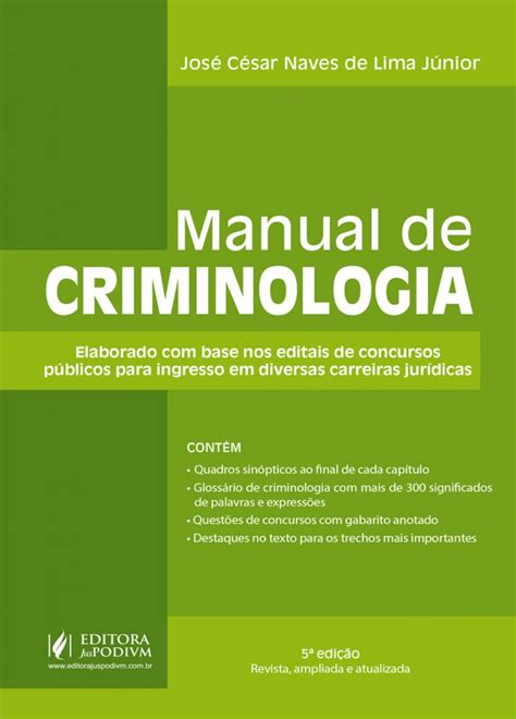 Manual De Criminologia Amazon Br