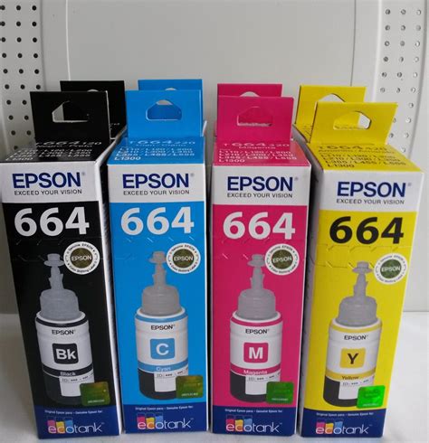 Kit Tintas Epson T664 Completo Original Sellados Ecotank 797 49