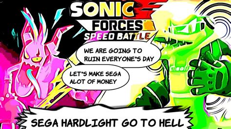 Sonic Forces Speed Battle Dj Vector Punk Zazz Rant Wtf Sega Youtube