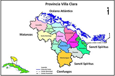 Blog De Biologia Mapa De La Provincia De Villa Clara Cuba