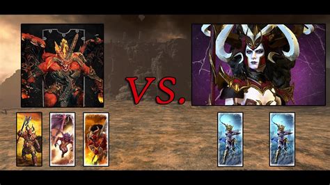 Angry Demon Dominates Milf And Her Pet Twinks Khorne Vs Dark Elves