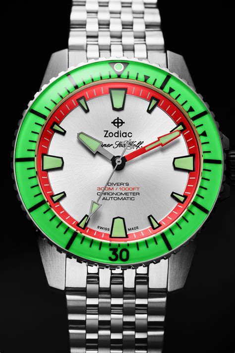 Zodiac Unveils Super Sea Wolf Pro Diver Watch Maxim