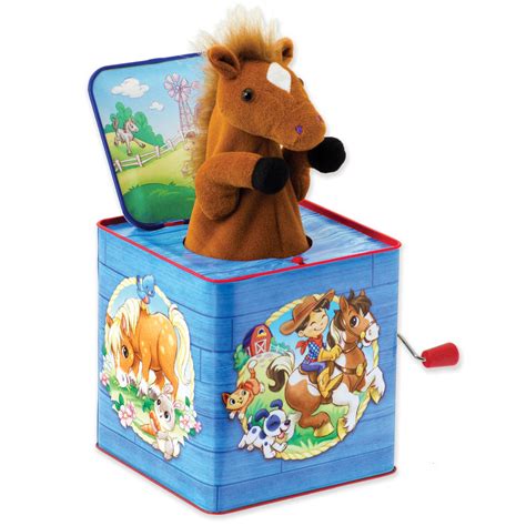 Schylling Poppin Pony Jack In Box Toy