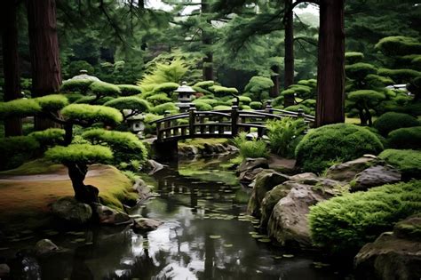 Premium AI Image Photo Of Serenity In A Japanese Garden Peaceful