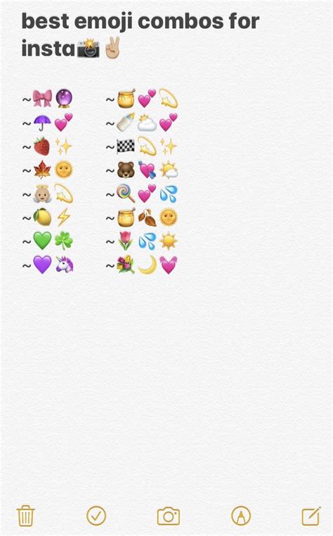 Best Aesthetic Emoji Combos Emoji Combinations Emoji For Instagram