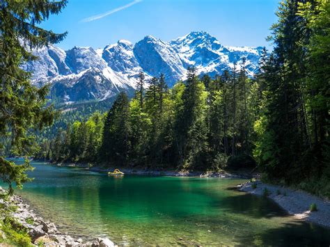 Nature In Upper Bavaria 4 Shades Of Blue And Green At Stunning Lake