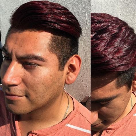 100 Burgundy Maroon Hair Color For Men 100 Hairstyles By The Best