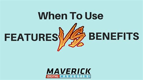 How To Use Features Vs Benefits In Digital Marketing Iartidea