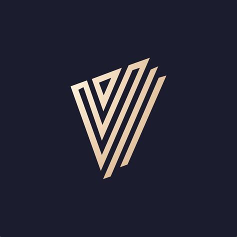 Premium Vector Luxury V Monogram Logo Design