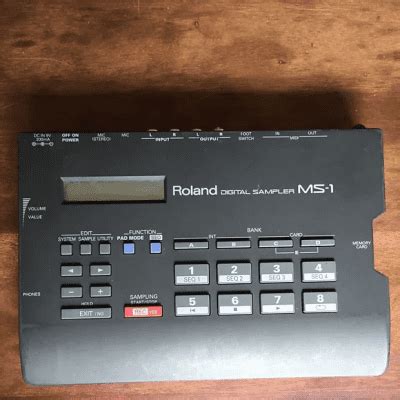 Roland Ms Digital Sampler Black S Reverb