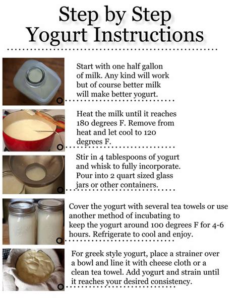 Step By Step Yogurt Instructions Inspiration Food Recipes To Try