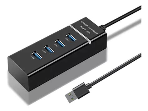 Hubs Usb 3 0 Adaptador 4 Puertos Expansor Para Laptop Pc Meses Sin