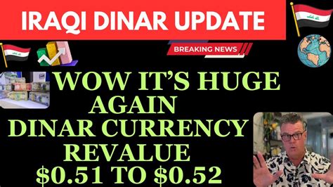 Iraqi Dinar Currency Revalue To Potential Revaluation