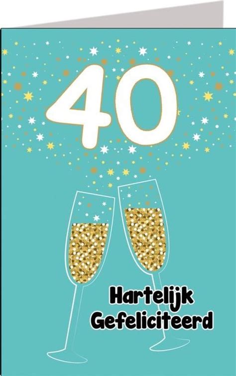 Bol Verjaardagskaart 40 Jaar Man