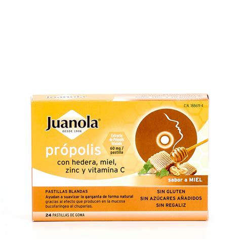 Comprar Juanola Própolis Hiedra Pastillas Miel 24 Pastillas al mejor