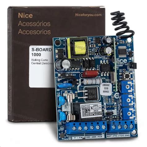 Panel De Control Electr Nico Nice Peccinin Gate S Bord Mercadolibre