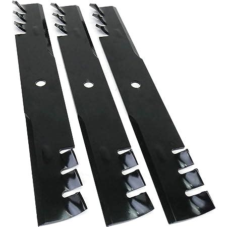 Amazon 3 Rotary Copperhead Toothed Mulching Mower Blades Fit Toro