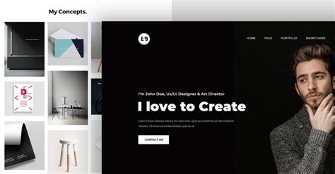 Free Portfolio Web Template PSD - TitanUI