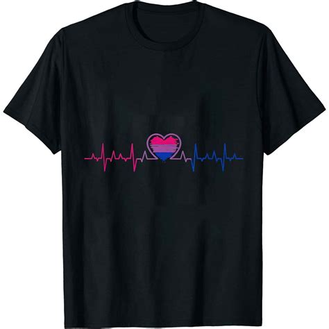 Bisexual Heartbeat Show Your Bi Pride With This Bisexuality T T