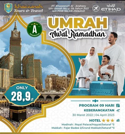 Paket Umroh Ramadhan 2023 Khazzanah Tour