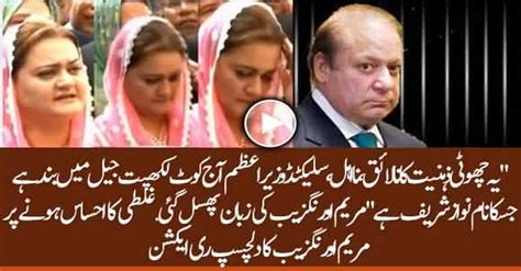 Slip Of Tongue Maryam Aurangzeb Called Nawaz Sharif Selected PM