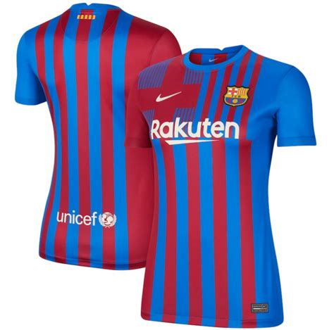 Barcelona 21/22 Women’s Home Jersey by Nike - JerseyMotion