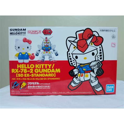 Sd Ex Standard Hello Kitty Rx 78 2 Gundam Shopee Philippines