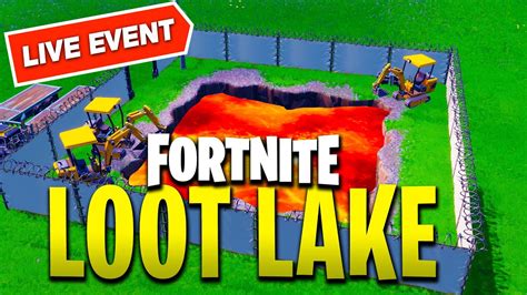 NEW Loot Lake EVENT RIGHT NOW Fortnite Loot Lake Dig Site LIVE EVENT