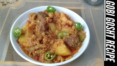 Aloo Gobi Recipe Aloo Gobi Gosht Recipe By Cooking With Habiba Youtube