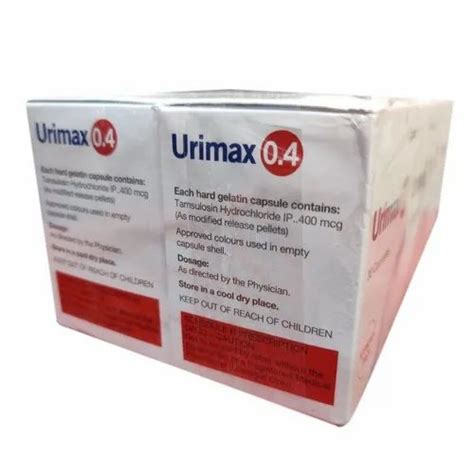 Allopathic Urimax Mg Capsule Packaging Type Box Packaging Size