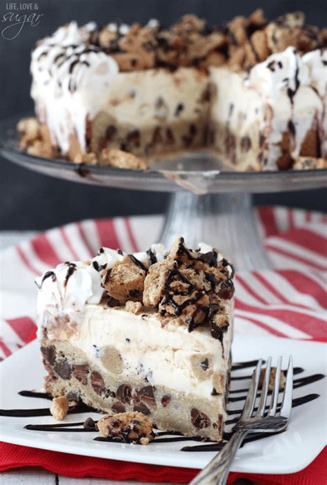 Chocolate Chip Cookie Ice Cream Cake Life Love And Sugar