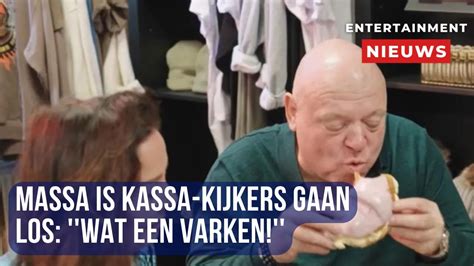 Ophef In Massa Is Kassa Kijkers Geschokt Door Eetgedrag Peter Gillis