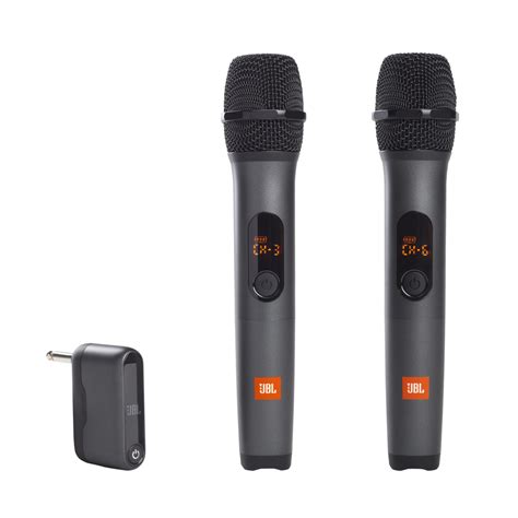 Купить микрофон JBL Wireless Microphone Set Black (JBLWIRELESSMIC) по ...