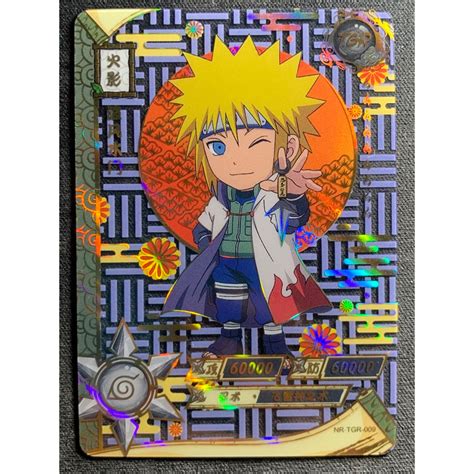 Carta Naruto Oficial Importado Minato Uzumaki Nr Tgr Shopee Brasil