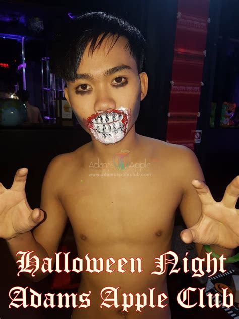 Halloween Adams Apple Club Chiang Mai Host Bar