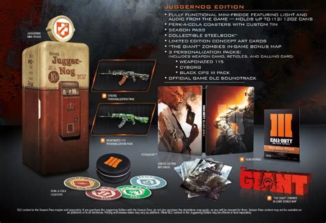 Cod Black Ops S Juggernog Edition Includes A Functioning Mini Fridge