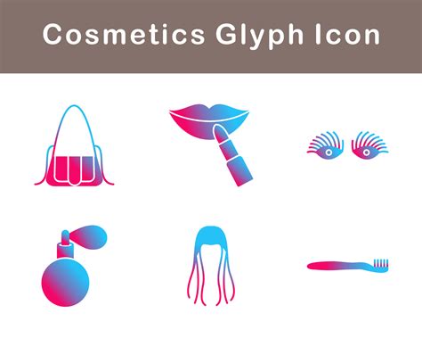 Cosmetics Vector Icon Set 20644924 Vector Art at Vecteezy