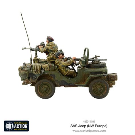 New: European SAS Jeep + Armoured Jeep - Warlord Games