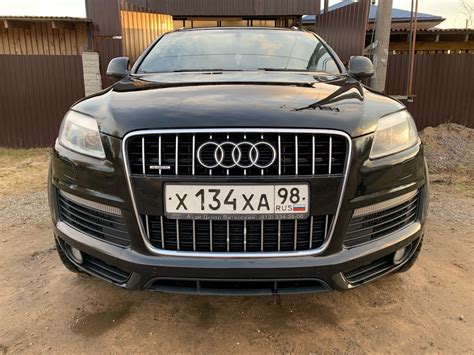 Поставил колеса+новую резину. Хакка блэк. — Audi Q7 (1G), 3 л, 2008 ...