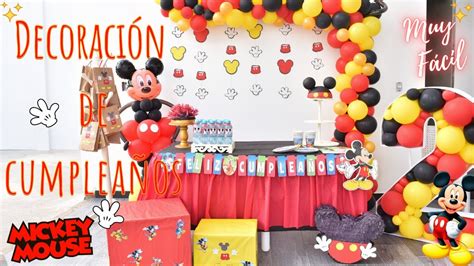 Recolectar Images Decoracion Para Fiesta De Cumplea Os De Mickey