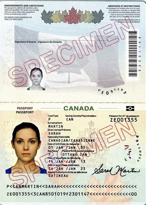 Canadian Passport Card