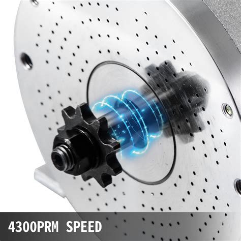 Brushless Motor Go Kart Electric Motor For Go Kart 48v 2000w W Mounting Bracket Vevor Us