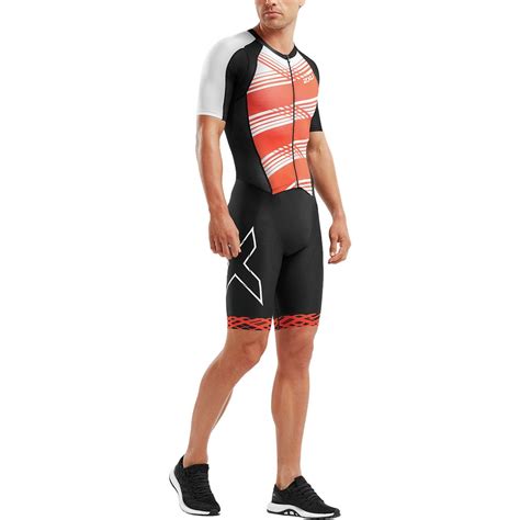 Xu Compression Full Zip Sleeved Tri Suit Men S Bike